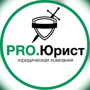 Логотип юридической компании PRO.ЮРИСТ в Омске