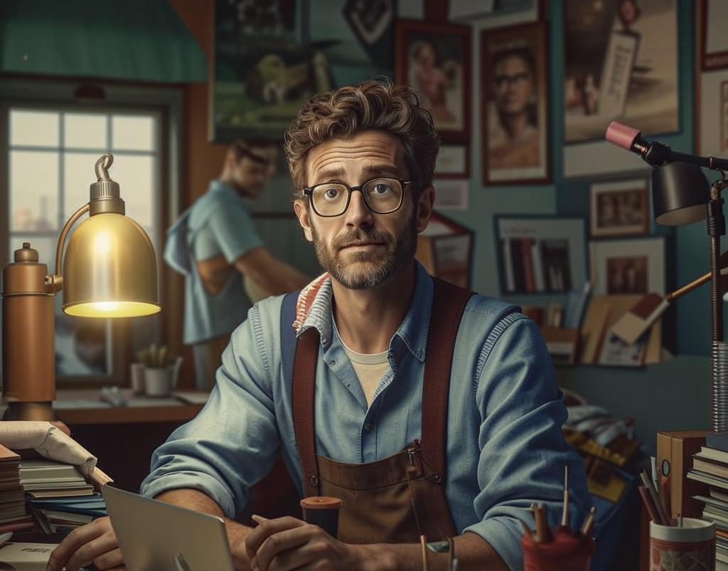 Финансовые трудности самозанятого Самозанятый мастер сосредоточенно работающий