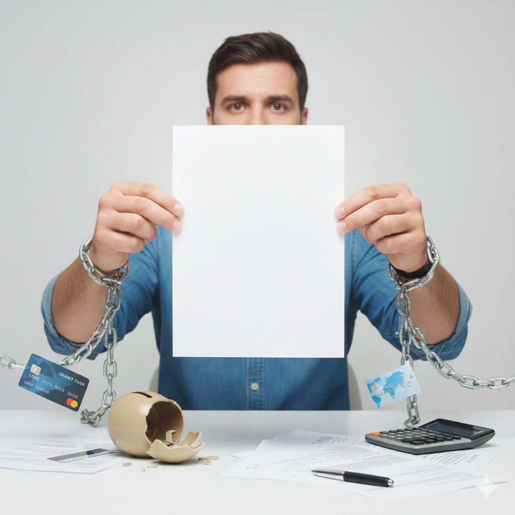 Символ новой финансовой жизни после списания долгов и банкротства